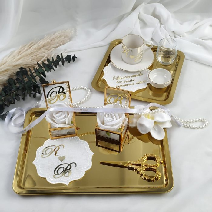 Lüks Tepsi Seti - Görsel 1