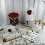 Epoksi Tepsi Seti, Kutuda Çiçek, Dekor Mumlar, Dekoratif İsimlik, Katlı Sunumluk Söz Nişan Çikolatası ve Dekoratif Tepsi Söz Nişan Çikolatası - Görsel 2