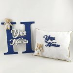 Bebek Harf Kapı Süsü ve Yastık Seti - Görsel 4