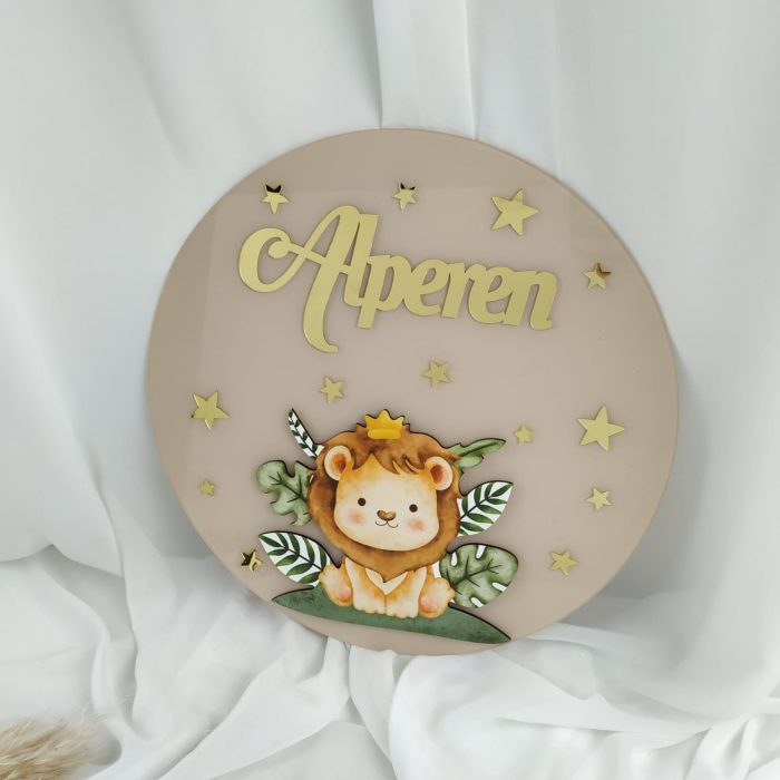Safari Aslan Bebek Kapı Süsü - Görsel 3
