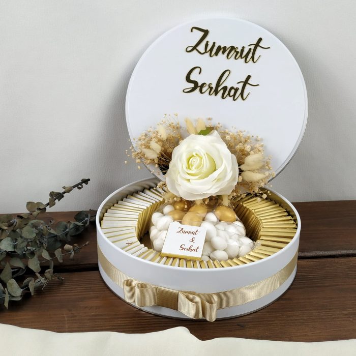 Metal Kutu Söz Nişan Çikolatası - Görsel 2