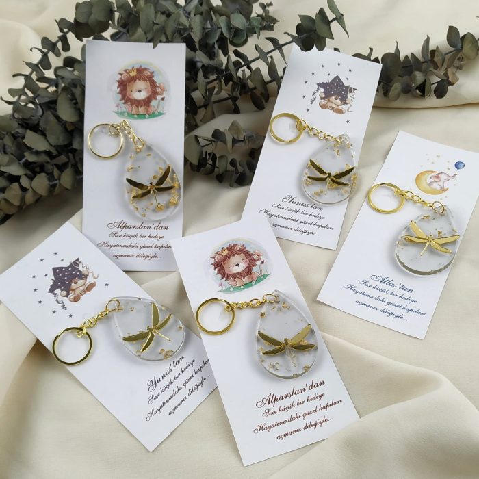 Epoksi Anahtarlık Hediyelik - Görsel 1