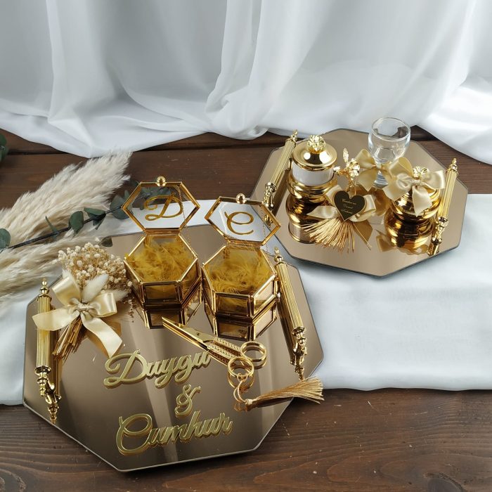 Sekizgen Tepsi Seti - Görsel 2