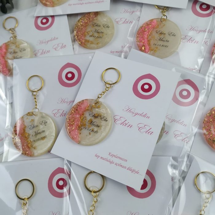 Epoksi Anahtarlık Hediyelik - Görsel 4