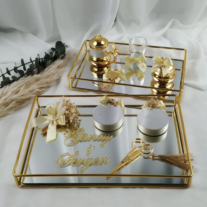 Dikdörtgen Tepsi Seti - Görsel 1