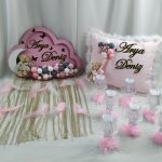 Bebek Bulut Kapı Süsü, Yastık ve Çikolata Seti - Görsel 4