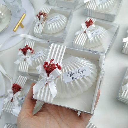 İstiridye Kutuda Mum Hediyelik