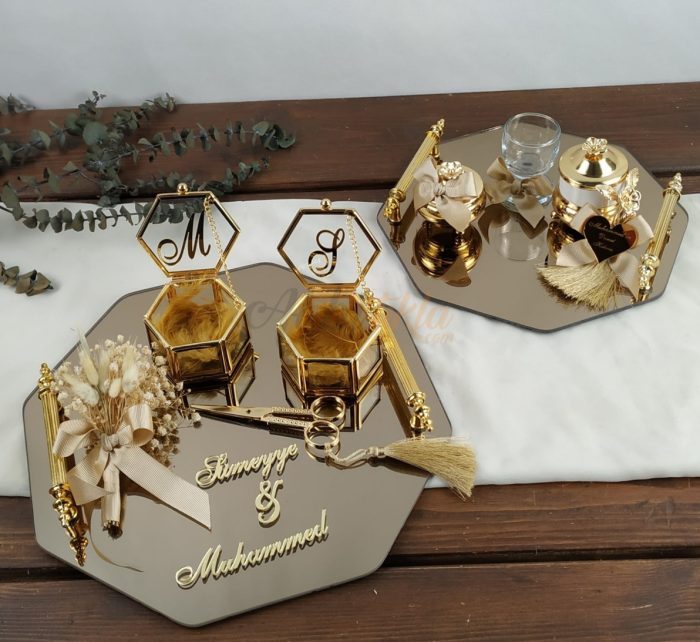 Sekizgen Tepsi Seti - Görsel 4