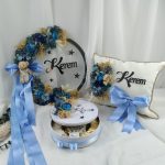 Bebek Kapı Süsü, Yastık ve Çikolata Seti - Görsel 2