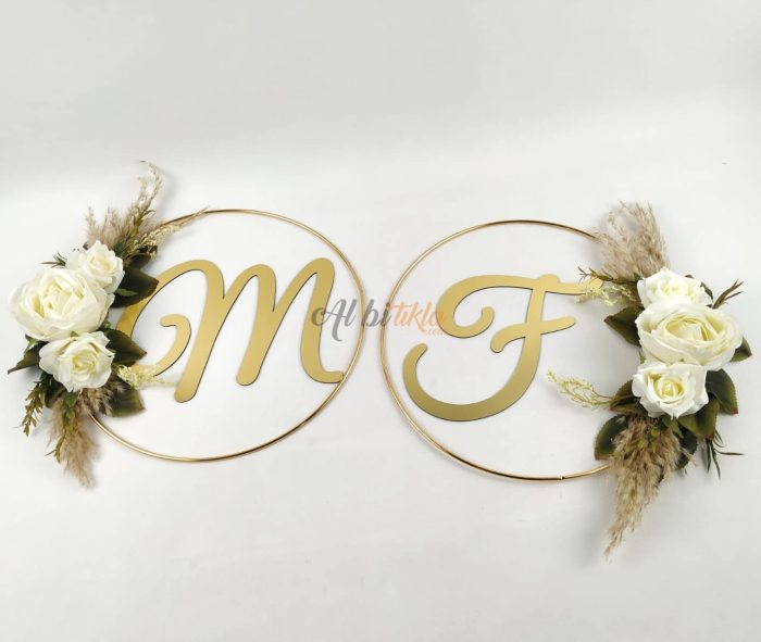 Çiçekli Duvar Tagı - Görsel 2