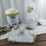 Kutuda Çiçek, Katlı Sunumluk Söz Nişan Çikolatası ve Dekoratif Tepsi Söz Nişan Çikolatası - Görsel 3