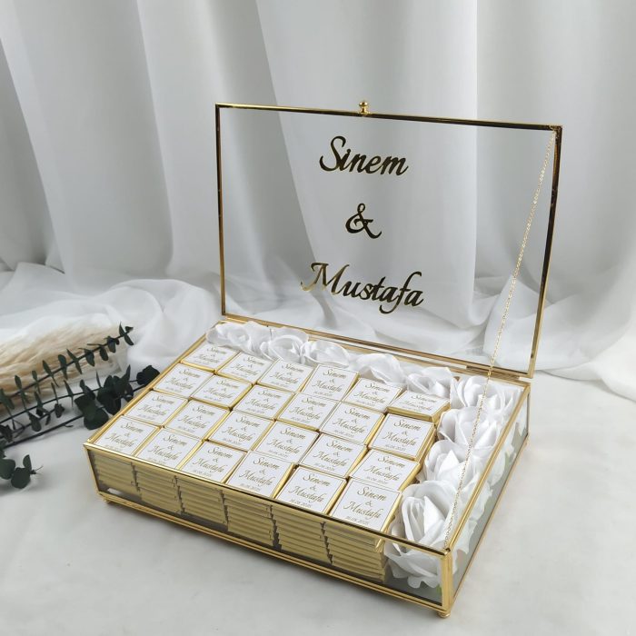 Cam Kutu Söz Nişan Çikolatası - Görsel 1