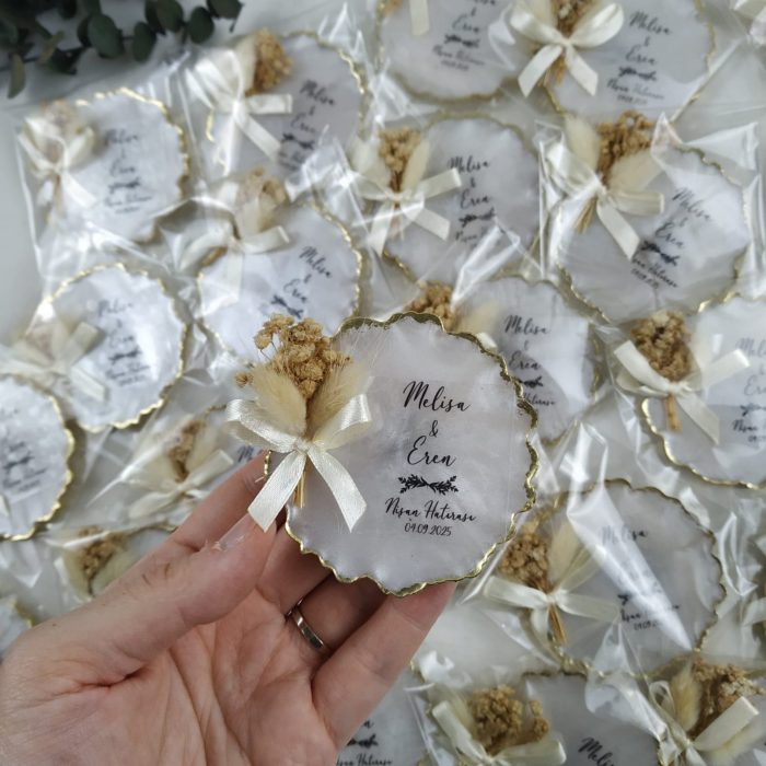 Çiçekli Epoksi Magnet Hediyelik - Görsel 2