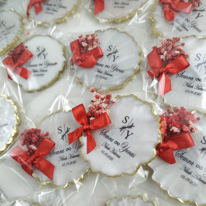 Çiçekli Epoksi Magnet Hediyelik - Görsel 1