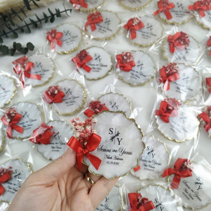 Çiçekli Epoksi Magnet Hediyelik - Görsel 3