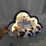 Bebek Bulut Kapı Süsü ve Yastık Seti - Görsel 3