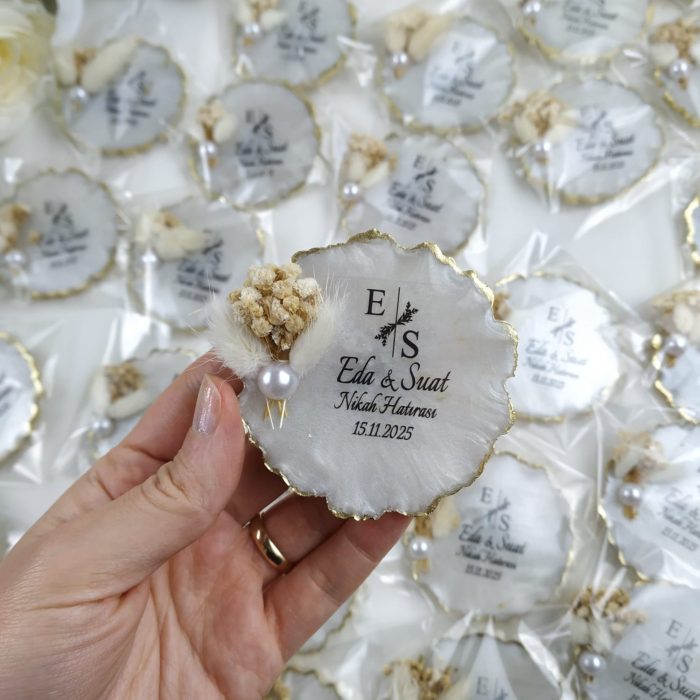 Çiçekli Epoksi Magnet Hediyelik - Görsel 2