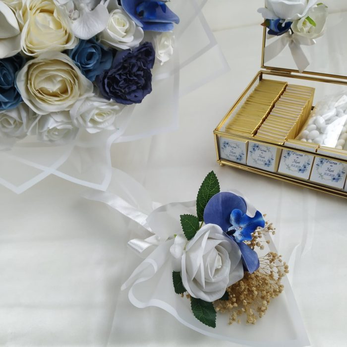 Buket ve Cam Kutu Söz Nişan Çikolatası - Görsel 3