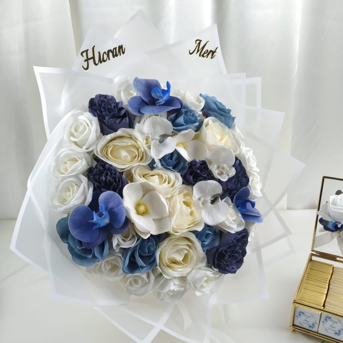 Buket ve Cam Kutu Söz Nişan Çikolatası - Görsel 4