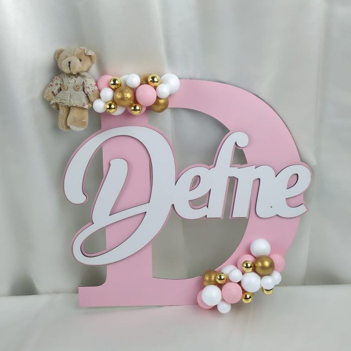 Bebek Harf Kapı Süsü - Görsel 2