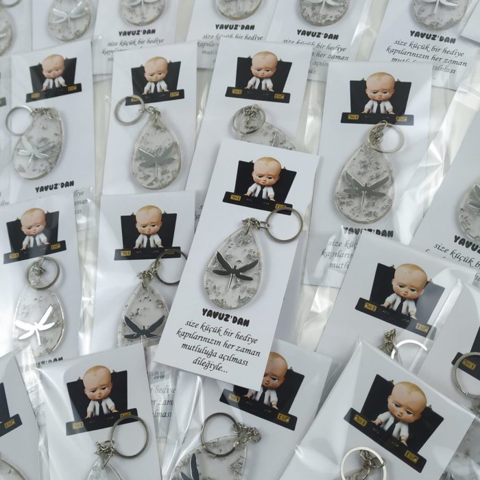 Epoksi Anahtarlık Hediyelik - Görsel 3