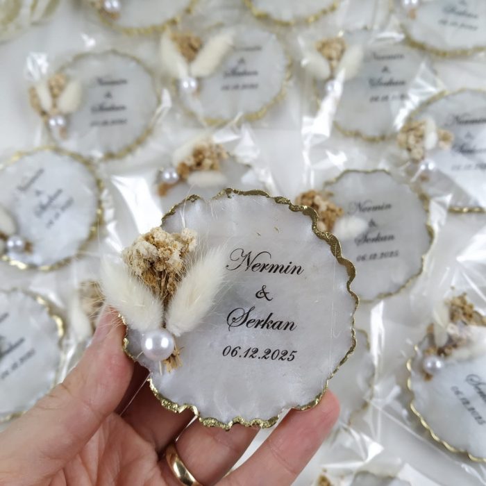 Çiçekli Epoksi Magnet Hediyelik - Görsel 5