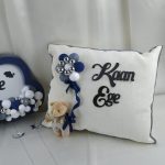 Bebek Bulut Kapı Süsü ve Yastık Seti - Görsel 10