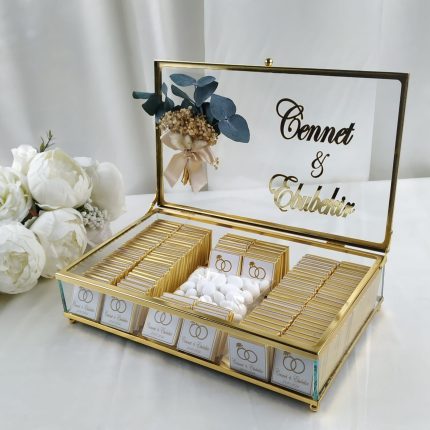 Cam Kutu Söz Nişan Çikolatası