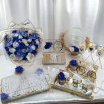 Bambu Tepsi Seti, Buket, Çikolatalar, Dekor Mumlar ve Dekoratif İsimlik - Görsel 3