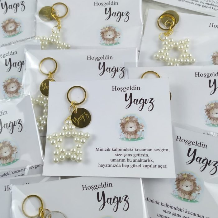 Yıldız Anahtarlık Hediyelik - Görsel 1