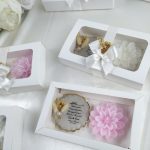 Çiçekli Epoksi Magnet ve Lotus Mum Hediyelik - Görsel 2