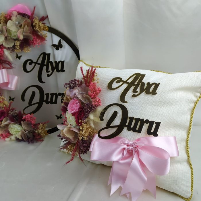 Bebek Kapı Süsü ve Yastık Seti - Görsel 4