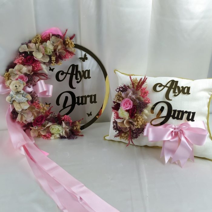 Bebek Kapı Süsü ve Yastık Seti - Görsel 6
