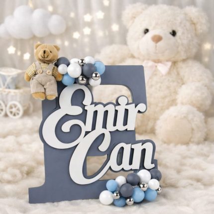 Bebek Harf Kapı Süsü
