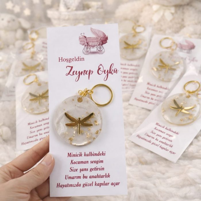 Epoksi Anahtarlık Hediyelik - Görsel 1