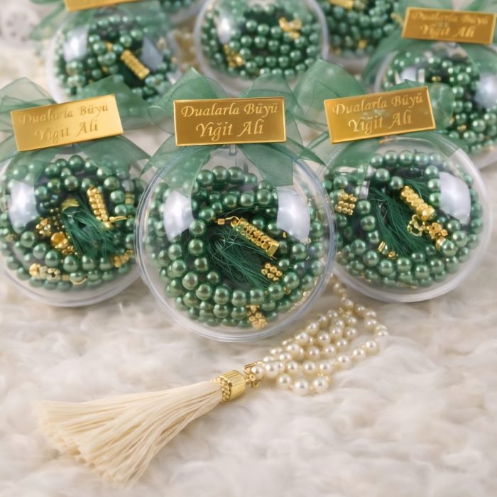 Küre İçinde Tespih Hediyelik - Görsel 1