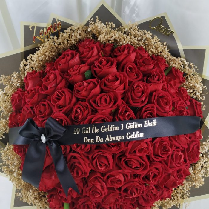 99 Gül Buket Söz, Nişan ve İsteme Çiçeği - Görsel 2