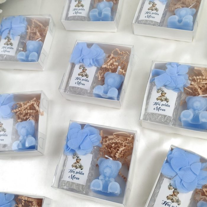 Ayıcık Mum ve Kolonya Hediyelik - Görsel 1