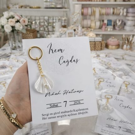 İstiridye Anahtarlık Hediyelik