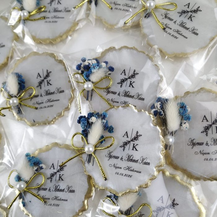 Çiçekli Epoksi Magnet Hediyelik - Görsel 2