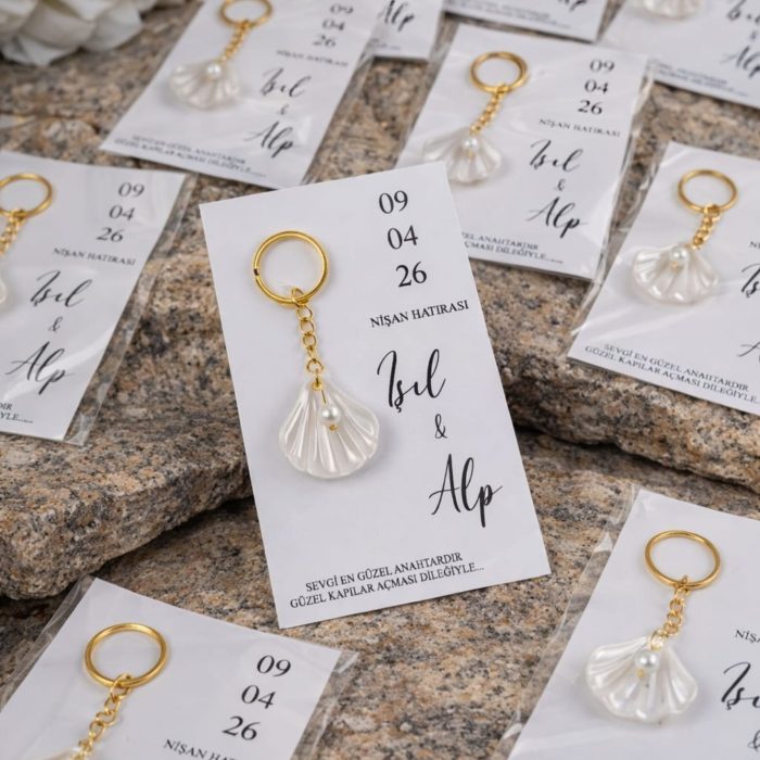 İstiridye Anahtarlık Hediyelik - Görsel 1