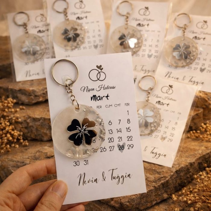 Epoksi Anahtarlık Hediyelik - Görsel 2