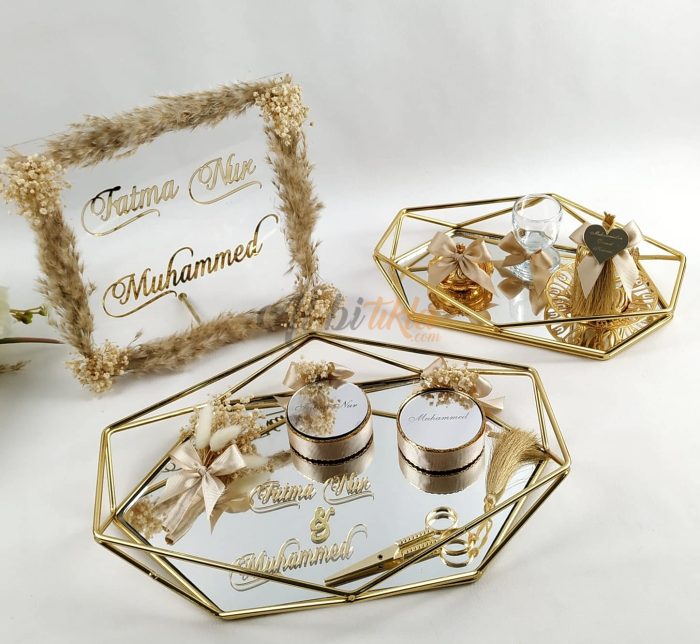 Prizma Tepsi Seti ve Dekoratif İsimlik - Görsel 2