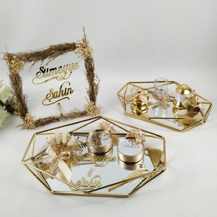Prizma Tepsi Seti ve Dekoratif İsimlik - Görsel 3