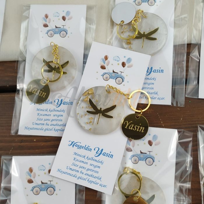 Epoksi Anahtarlık Hediyelik - Görsel 4