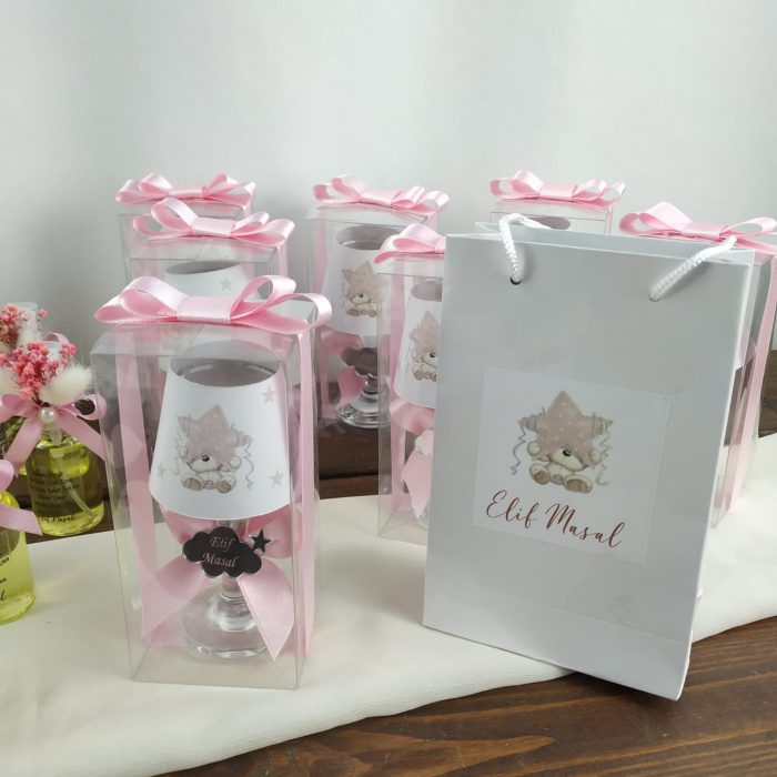 Özel Çantasında Abajur Mum Hediyelik - Görsel 1