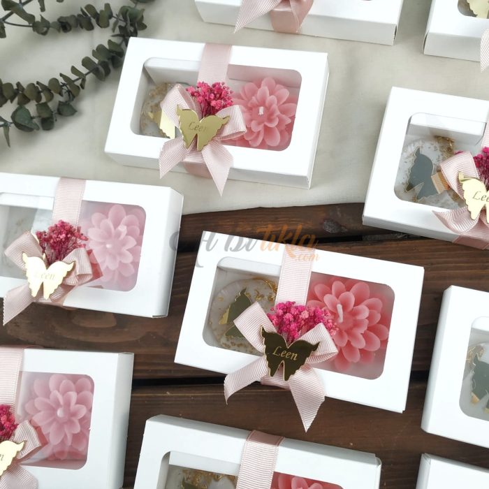 Lotus Mum ve Epoksi Anahtarlık Hediyelik - Görsel 9