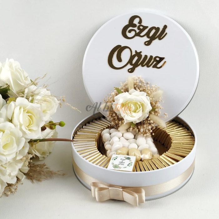 Metal Kutu Söz Nişan Çikolatası - Görsel 4