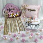 Bebek Bulut Kapı Süsü, Yastık ve Çikolata Seti