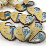 Çiçekli Kalp Magnet Hediyelik - Görsel 2